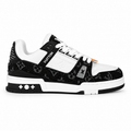 Louis Vuitton Trainer Sneakers in black and white