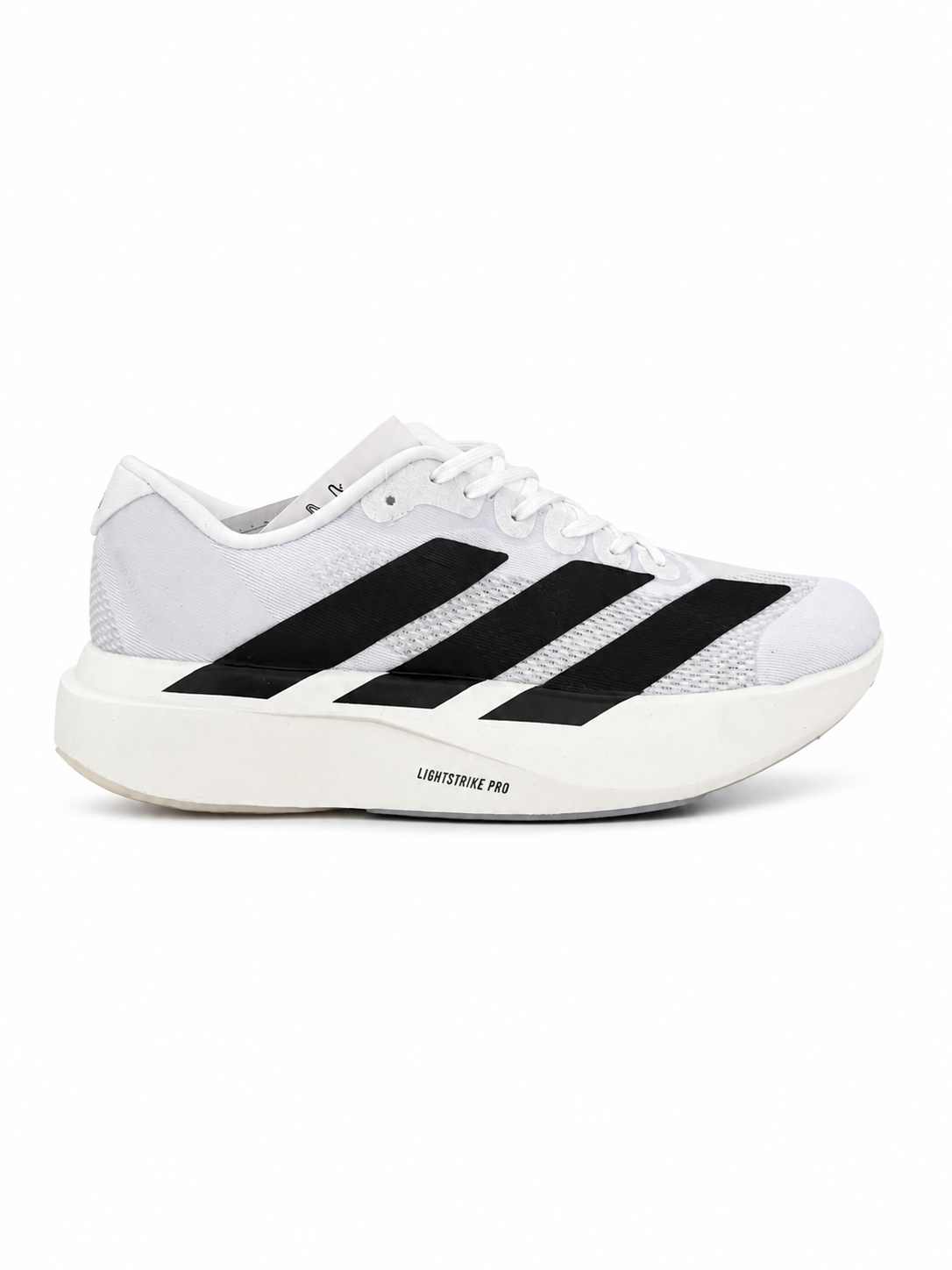 white and black Adidas Adizero EVO SL running shoes