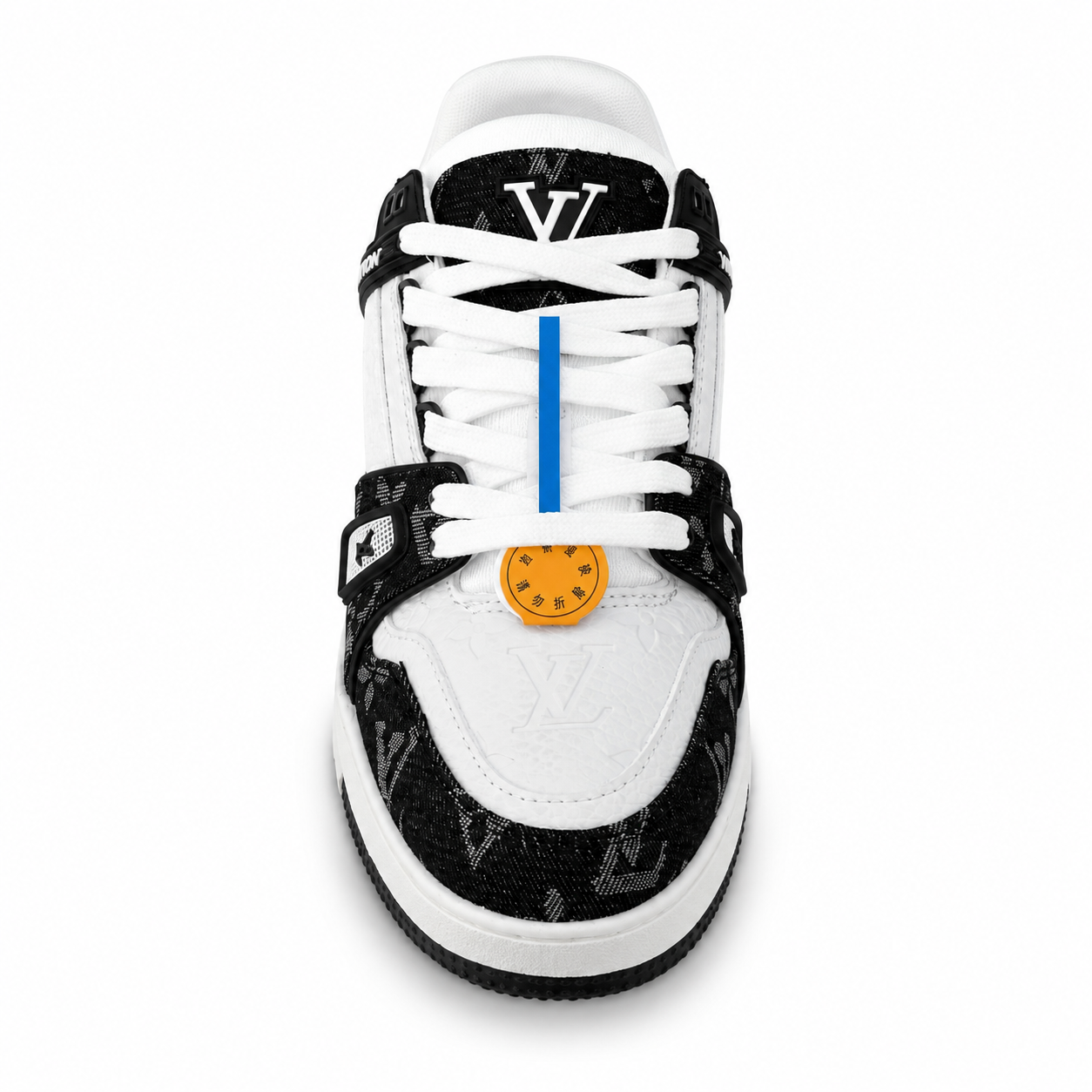 Louis Vuitton Trainer Sneakers in black and white