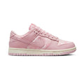 Nike Dunk Low Women's 'Regal Pink' features a delicate floral lace pattern on the overlays
