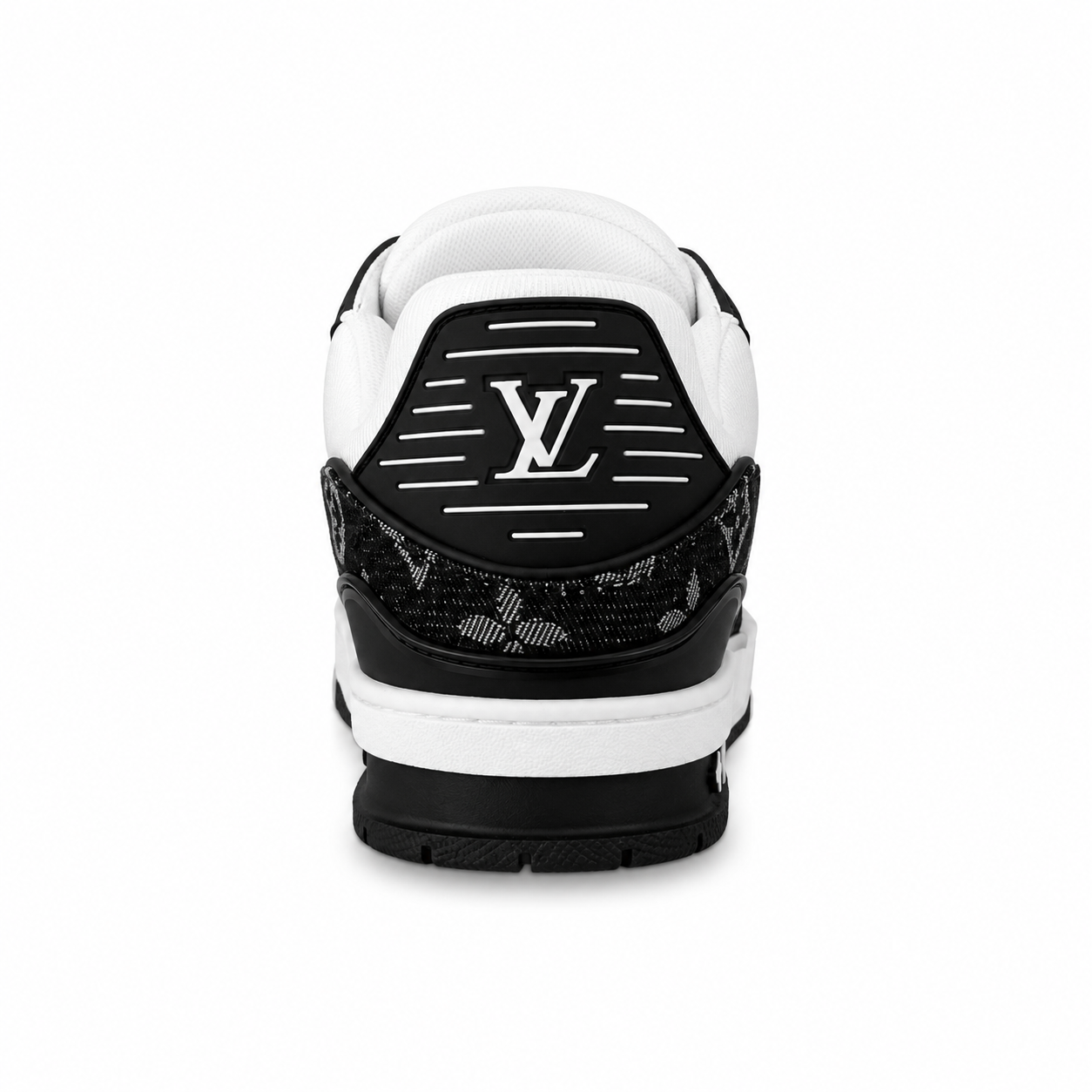Louis Vuitton Trainer Sneakers in black and white