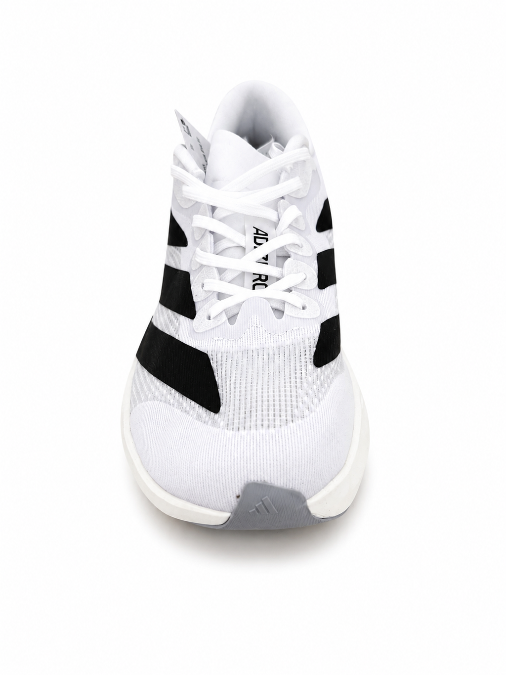 white and black Adidas Adizero EVO SL running shoes