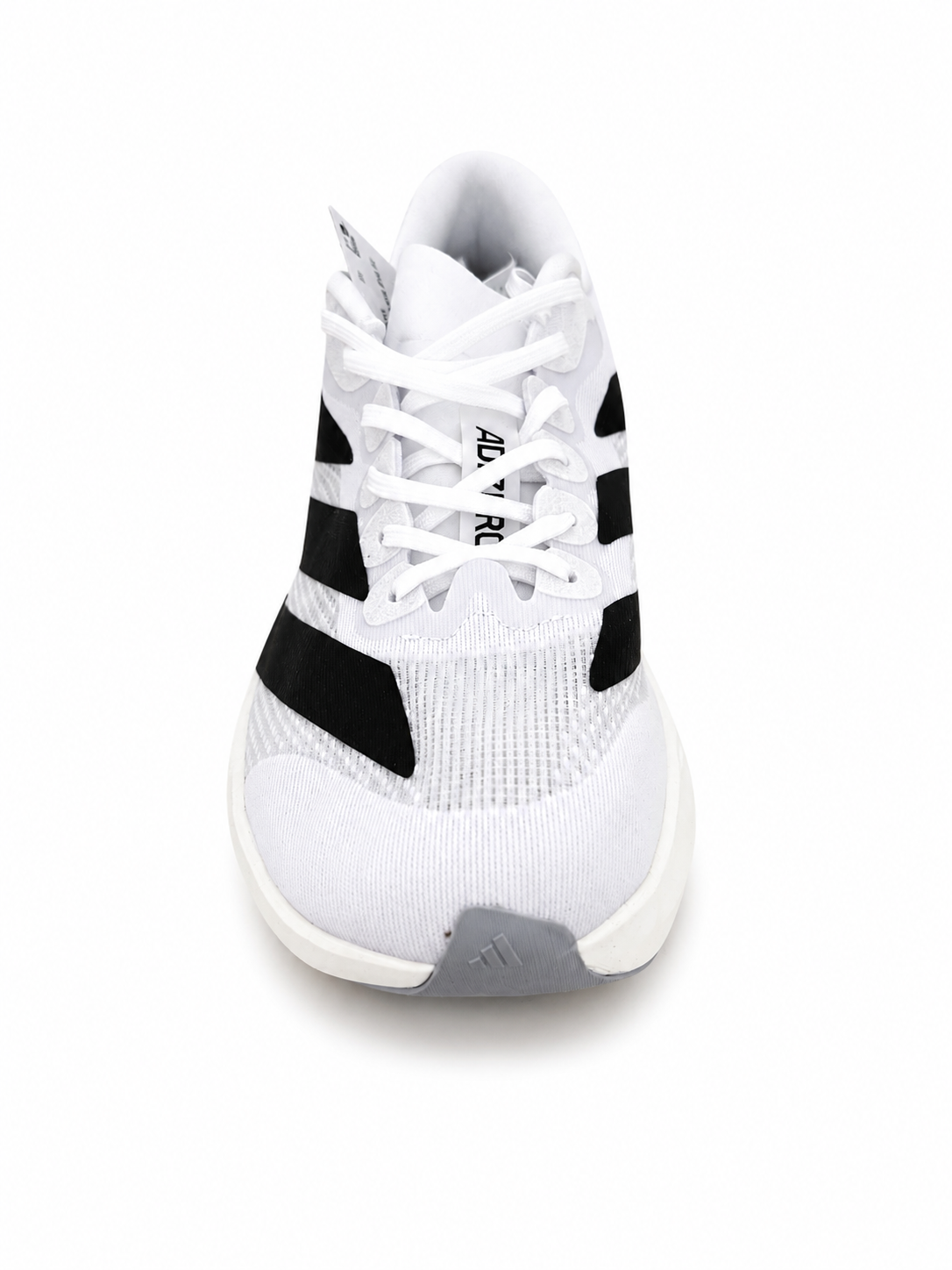 white and black Adidas Adizero EVO SL running shoes
