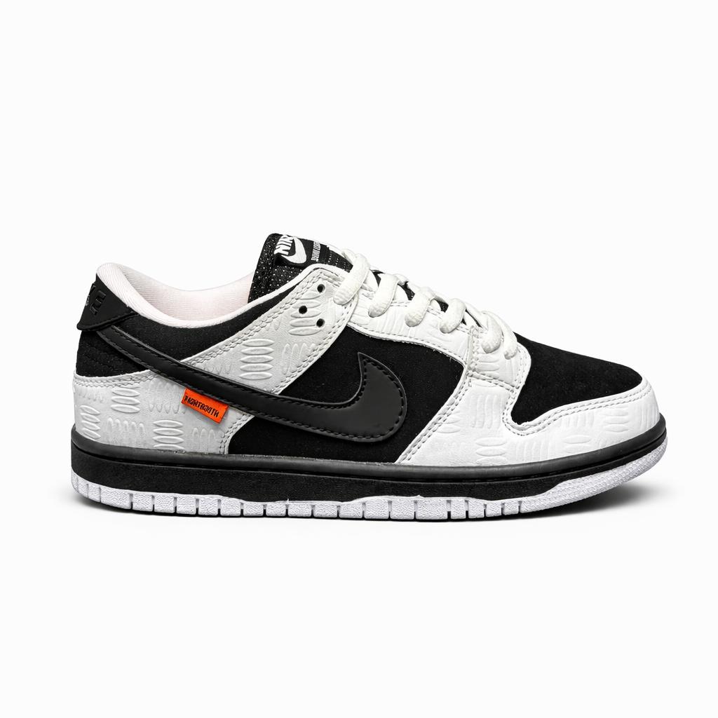 Nike SB Dunk Low TIGHTBOOTH sneakers in a black and white
