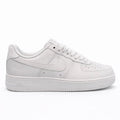 Nike Air Force 1 '07 low-top sneakers in an all-white colorway.