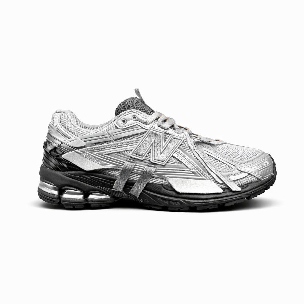 New Balance 1906A sneaker in the "Concrete Silver Metallic